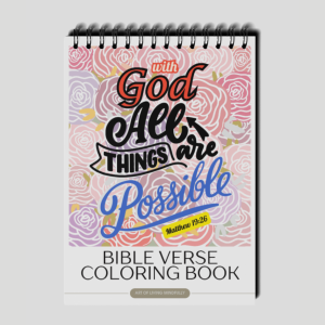 Bible Verse Coloring Book &ndash Scripture Coloring for Adults | Christian Coloring Pages for Mindfulness &amp Stress Relief