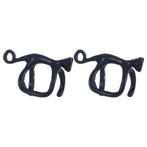 1 Cặp bông tai quyến rũ màu xanh lá cây mắt mèo Khuyên Vành tai tai phong cách phụ nữ Bông tai hợp kim Khuyên Vành tai thoải mái earwear