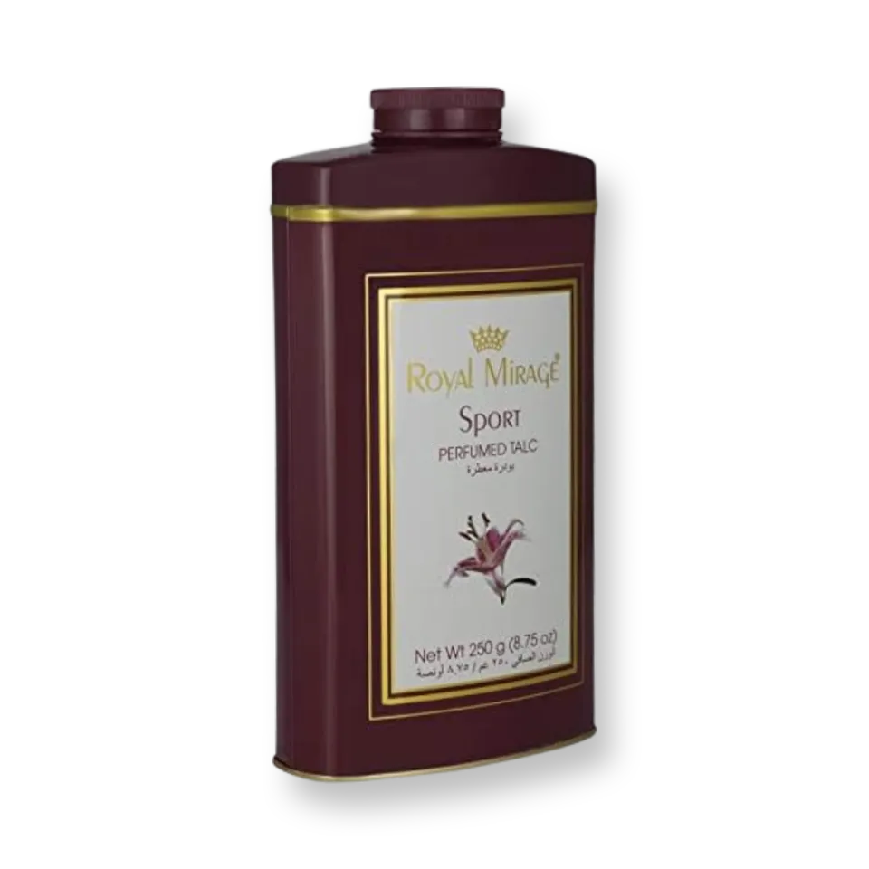 2X ROYAL MIRAGE Sport Perfumed Talc 250g #Marche Family Shop