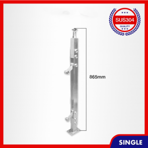 [High-end fashion] stainless steel glass column railing column king column glass clip railing stainless steel SUS304
