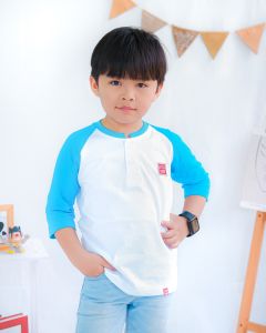 Raglan anak laki laki usia 4-8 tahun Little dude