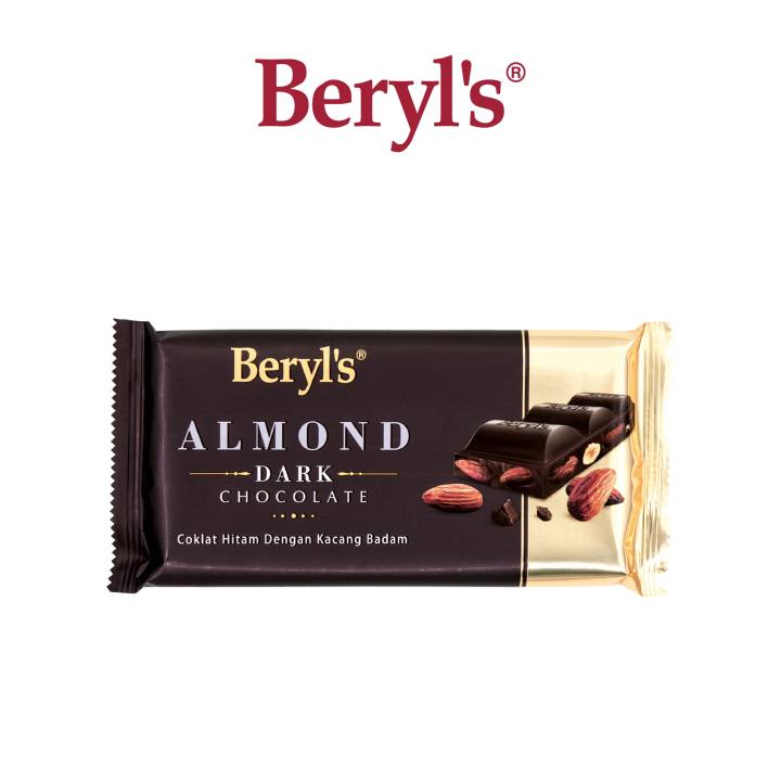 Beryl's Almond Dark Chocolate Bar 160g