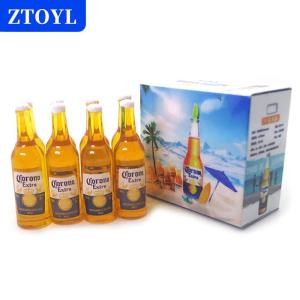[COD] ZTOYL 1ชุด1:12 dollhouse Miniature Corona beer Case รุ่น DIY KID อุปกรณ์เสริมของเล่น