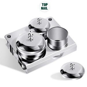 Khay hũ đựng lưu huỳnh làm móng nail bột  Bộ nồi inot  đựng chứa lưu huỳnh đắp móng