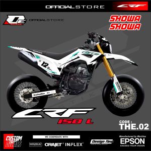 Stiker Decal Honda CRF 150 L Stiker List Fullbody (THE.02)Satu Set Kanan Kiri Variasi List Simpel Keren