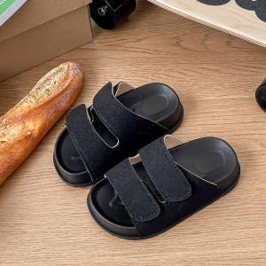 รองเท้าแตะพื้นหนาลำลองสำหรับเด็ก ไซส์ 24-33 รองเท้าชายหาดเด็ก รองเท้าแตะแฟชั่น รองเท้าแตะกันน้ำและทนทานต่อการสึกหรอ【KOALABABY】