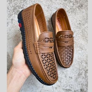 Giày Thoáng Khí Da Bò Cao Cấp Dáng Mới Sang Trọng Lịch Lãm