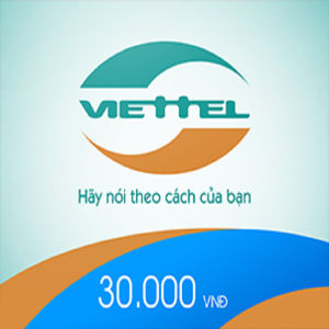 [HCM]Thẻ Cào Viettel 30.000 VNĐ & PHÍ CHUYỂN