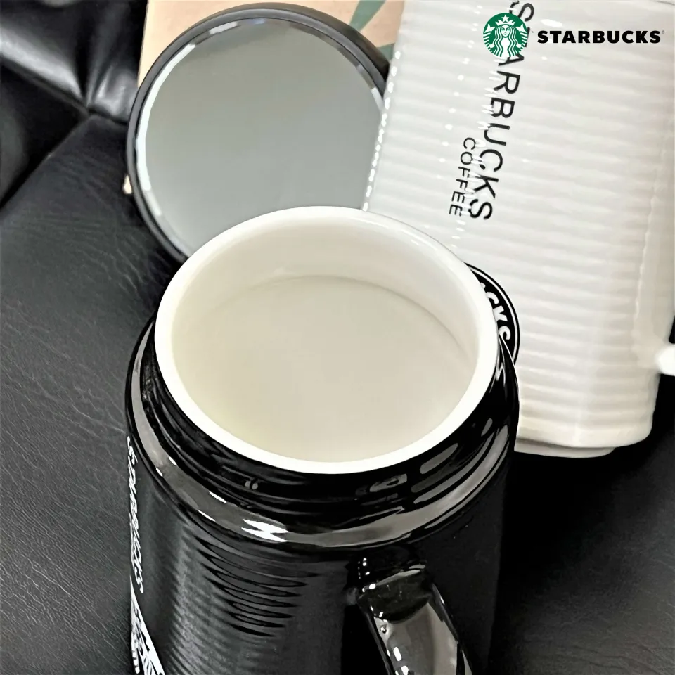 Starbucks Couple Ceramic Coffee Cup 400ml with Mirror Lid and Handle Couple  Series Drinking Set Special Gifts Stanley Thermos Mug Ceramics Mug - Lazada  | Lazada PH