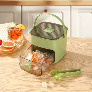 Ice Cube Mold Kitchen Use Home One Click Ice Maker/6 Cubes Fast Ice Tray/Quick Operation/Easy For Family Drinks