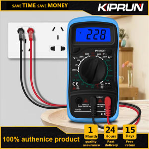KIPRUN Đồng Hồ Vạn Năng Kỹ Thuật Số LCD Đồng Hồ Vạn Năng Kỹ Thuật Số XL830L Cầm Tay Mini Kỹ Thuật Số AC/DC Cho Vôn Kế Ampe Kế Máy Kiểm Tra Ohm Với 2 Dây Dẫn Nhỏ Nhất