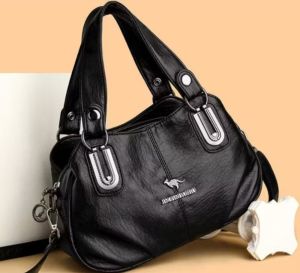 Tas Selempang Wanita 2In1 Modern Kulit Asli Kapasitas Besar Mom Bag Gift Handbag DZ