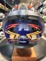 SPYDER Fuel S2 Rage Half Face Dual Visor Helmet with Free Extra Clear Visor. 