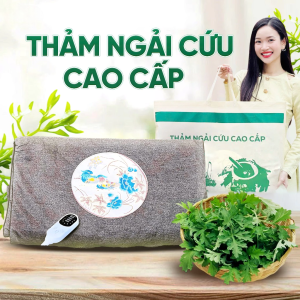 Thảm Sưởi Điện Ngải Cứu Cao Cấp – Đệm Sưởi Đông Y Hỗ Trợ Giảm Đau Vai Gáy Lưng Cải Thiện Giấc Ngủ