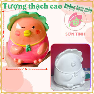 Tượng thạch cao trắng LOOPY siêu cute M78 (Không kèm màu) Bé Tô Màu Tô Tượng