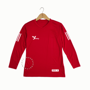 Baju Olahraga Atasan Wanita Lengan Panjang Kaos Jersey Dry Fit Running Zumba Lari Yoga Senam Fitness Volly Futsal Sport