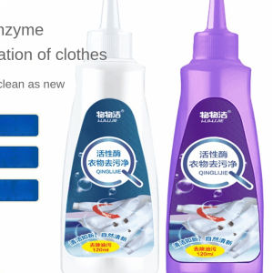 Stain Remover Active Enzyme Formula Clothes Decontamination Rinse-Free Cleaning Degrease Liquid