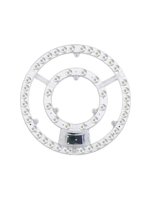 LED แผงไฟเพดาน 12W/18W/24W/36W/48W หลอดLEDสำหรับโคมเพดานกลมตัวใช้แทนหลอดนีออนกลมรุ่นประหยัดพร้อมเต๋าต่อสายไฟแม่เหล็ก