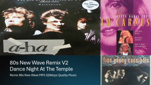 80s NEW WAVE REMIX V2 Dance Night at the Temple MP3 High Quality sound 320kbps Music File Collection in a USB 32GB Flash Drive with Free Surprise Gifts