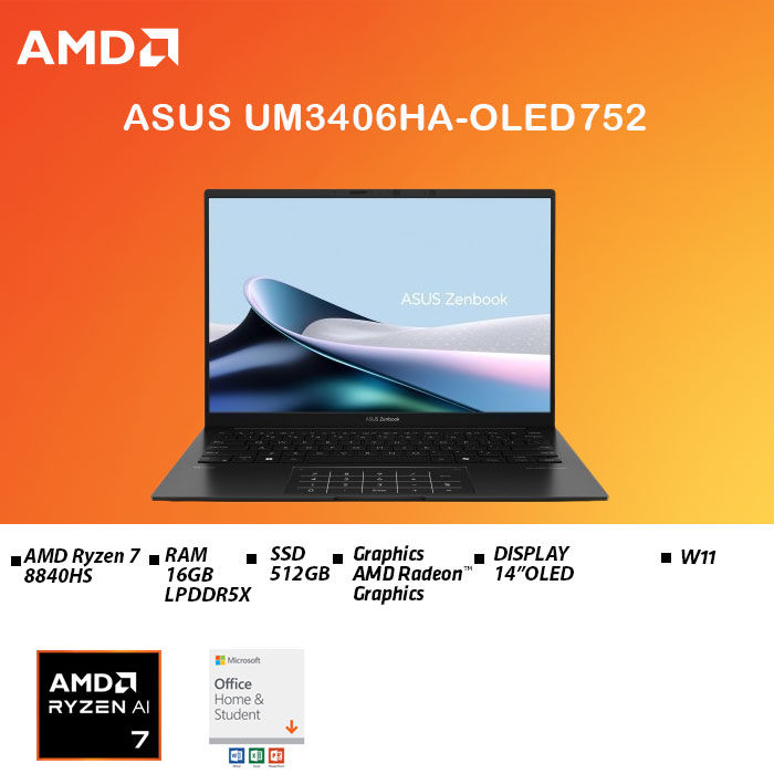 16gb Ram Ryzen Zenbook 14 Laptop ASUS Zenbook 14 OLED UM3402YA