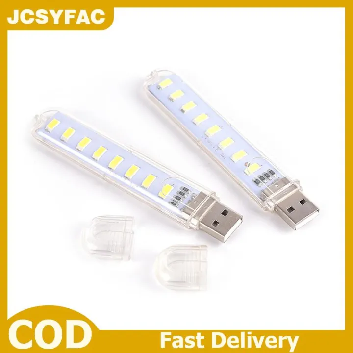 Usb Powered Mini Led JCSYFAC Mini USB LED Lamp 8 LED Camping Portable Night USB Gadget ...
