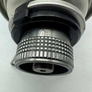 🔥🔥🔥On sale อะแดปเตอร์หัวแก๊สบิวเทนพร้อมตัวยึดหัวแปลงหัวแก๊สอะแดปเตอร์หัวฉีดประเภทขวดอินพุตชนิดสกรูเอาต์พุตวาล์วเอาต์พุต