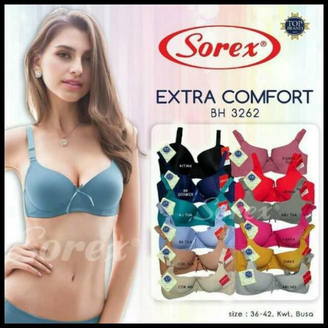 Bra Sorex Extra Comfort Series - BH sorex Cup Besar Kawat Tali