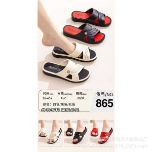 Free Shipping Stylish WomenS Slippers Versatile Casual Comfortable And Non-Slip Perfect For Indoor Wear With A Mid-Heel Design