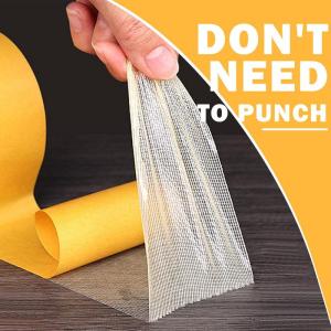 Adhesive Strength Mesh Double-Sided Duct Tape Super Sticky Resistant Clear Tape with Fiberglass Mesh Easy Use Mounting Tape NP&P