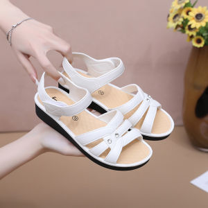 Free Shipping WomenS Summer Sandals Suitable For Both Indoor And Outdoor Wear Designed For Mothers And Nurses PVC Wedge Heel Sandals