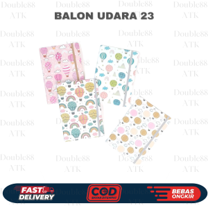 Agenda Tali Besar (A5) motif Flower 27/ Doll 28/ Space 29/ Balon Udara 23