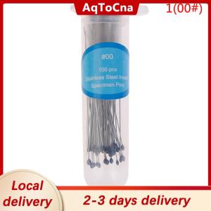 [COD] AqToCna Ship within 24 hours 100Pcs Insect Pins Specimen Needle Stainless Steel for School Lab Entomology