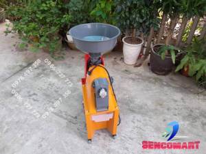 Máy xay lúa gia đình nhỏ gọn xát gạo đẹp không nát