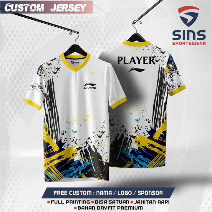 KAOS JERSEY STELAN BADMINTON PRINTING BDS 06 Lazada Indonesia