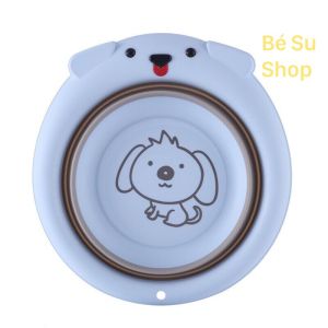 Chậu gấp gọn silicon và nhựa hình thú đáng yêu cho bé sơ sinh và trẻ nhỏ