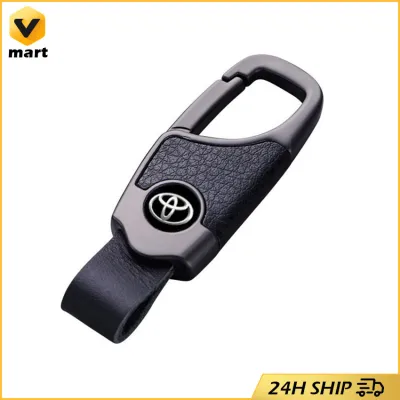 High-quality Car Keychain / Fashion Metal Key Holder Car Accessories Keychain for Toyota Vios Innova Avanza Rush Fortuner Wigo Corolla Universal Outlet Accessories Emblem Universal Outlet Accessories