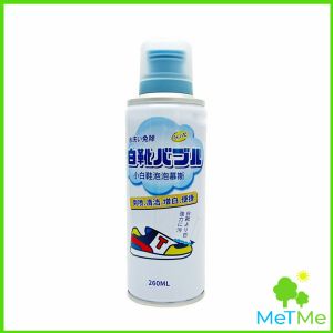 MetMe โฟมทำความสะอาดรองเท้า ขนาด 260ml   น้ำยาทำความสะอาดรองเท้าผ้าใบ  260ml Shoes Cleaner