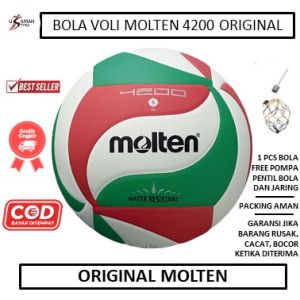 BOLA VOLI / BOLA VOLLY / BOLA VOLLEY MOLTEN 4200 ORIGINAL - BOLA PROLIGA - BOLA VOLI IMPOR - BOLA VOLI ORIGINAL - BOLA MOLTEN ASLI - BOLA VOLI MURAH