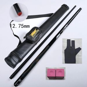 Jaguar Black Technology Carbon Fiber Billiard Cue Chinese Style Black Eight Cue Big Head Cue American Style Nine Ball Billiard Cue