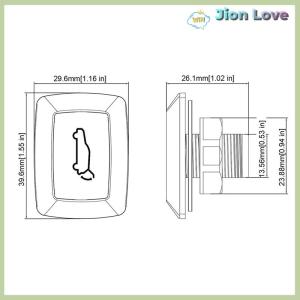 Jion Love Car Tailgate Switch Electric Tailgate Trunk Release Switch Tailgate Trunk Switch