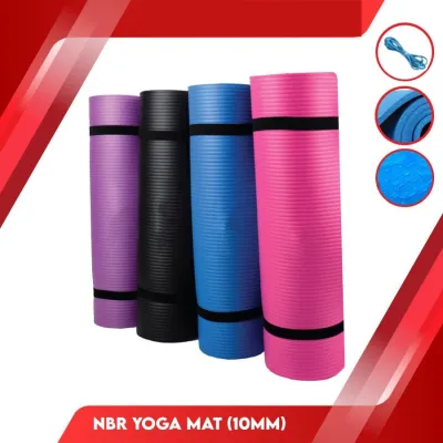 High Quality Non-slip 183CM x 61CM (8/10/15MM) fitness Pilates Yoga Mat
