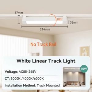 Adjustable Track LED Spotlight Long Strip Diffuse Light Surface Mounted Floodlight for Clothing Store Commercial Use Track Lighting