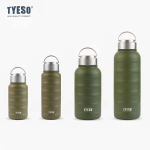 Tyeso Thermos Tumbler With Free Gift 270/360/750/1000ml 304 Stainless Steel Double Wall Vacuum Insulated Thermos Flask Botol Air Water Bottle 保温杯保温瓶