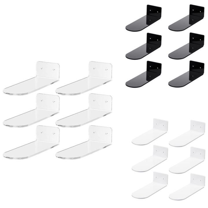Set Of 12 Floating Shoe Display Shelves - Clear Nepal | Ubuy - View #5