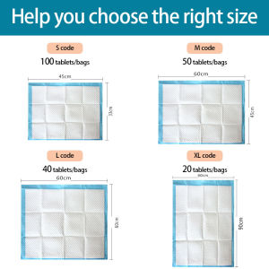 Blue Pet Training Diapers Disposable Changing Pads Blue