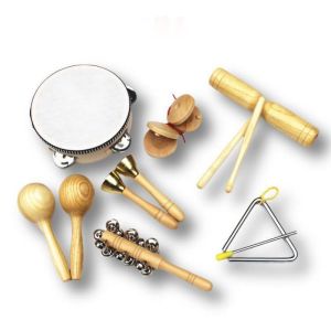 7pcs Alat Musik Perkusi Anak Alat Musik Drum Mainan Alat Perkusi Hand Percussion Instruments Untuk Anak