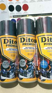 Pilok Cat Diton Premium Paket Komplit 4 Kaleng 400cc Excellent Blue Biru 9312 Y9312 Primer Grey Epoxy 9120 Silver 9124 Clear Glossy 9128 Pilox Cat Semprot Paketan Lengkap
