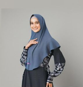 Baru Nibras Hijab NH Daisy Khimar Antem Ruby Stretch Premium