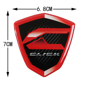 สติกเกอร์3D ป้าย150i คลิก125i สำหรับตกแต่งแฟริ่งกระจกหน้ารถจักรยานยนต์สำหรับฮอนด้าคลิก150 150 V1 125สัญลักษณ์125i โลโก้