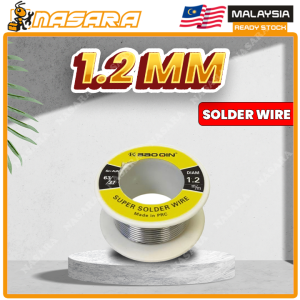 Nasara 0.8MM / 1.2MM Solder Wire Rosin Core & Solder Flux Soldering Lead For Soldering Low Melting Point Pateri Besi